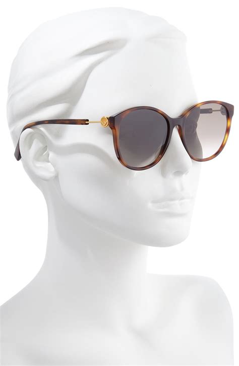 58mm gradient cat eye sunglasses fendi|Fendi sunglasses women cat eye.